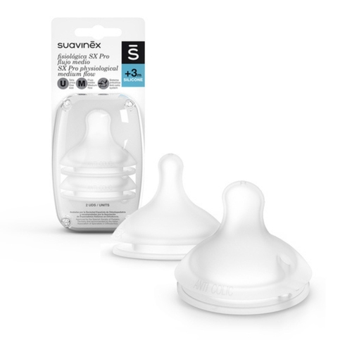 Tetina em Silicone Fisiológica Suavinex Fluxo Médio M
