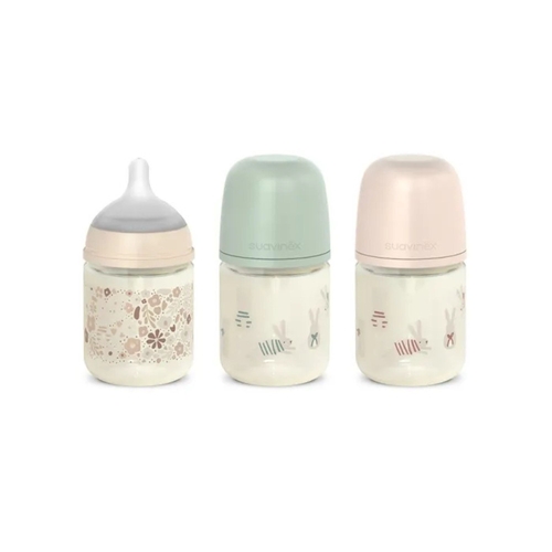 Biberão de Vidro Suavinex Wonderland com Tetina SX Pro 120 ml