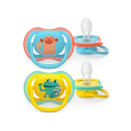 2 Chupetas Philips Avent Ultra Air Decorada Menino 18m+