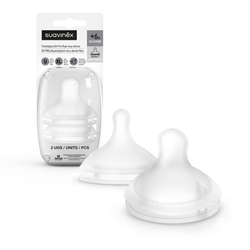 Tetina em Silicone Fisiológica Suavinex Fluxo Muito Denso XL