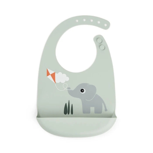 Babete em Silicone Done by Deer Playground Green