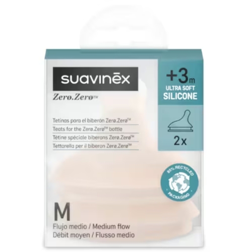 2 Tetinas Suavinex Anticólicas Fluxo Médio
