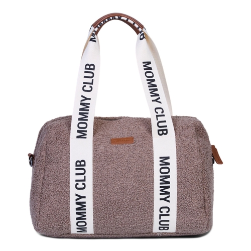 Bolsa Childhome Mommy Club Signature Teddy Soft Brown
