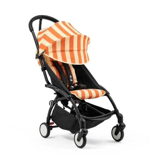 Carrinho de Bebé YOYO Black Stokke com Color Pack Capri 6+
