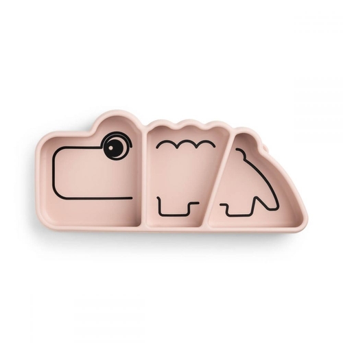 Prato com Divisoras em Silicone Stick/Stay Done by Deer Croco