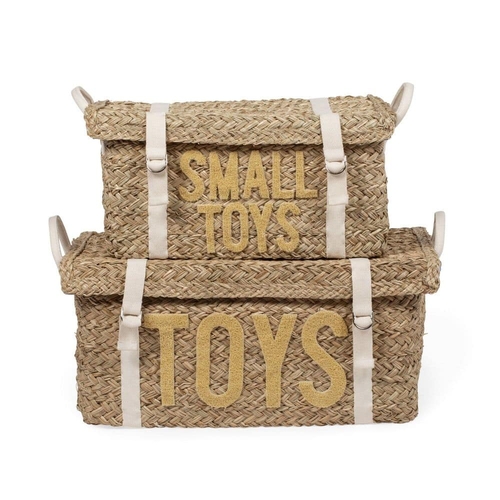 2 Caixas de Brinquedos Childhome Rattan