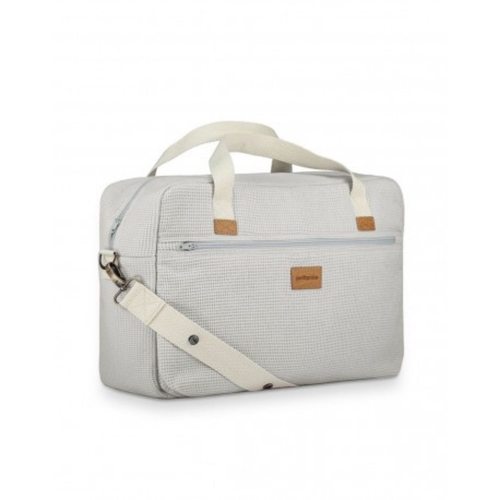Bolsa de Maternidade Petit Praia Trip Waffle Pearl