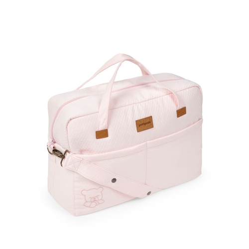 Bolsa de Maternidade Petit Praia Teddy Rosa