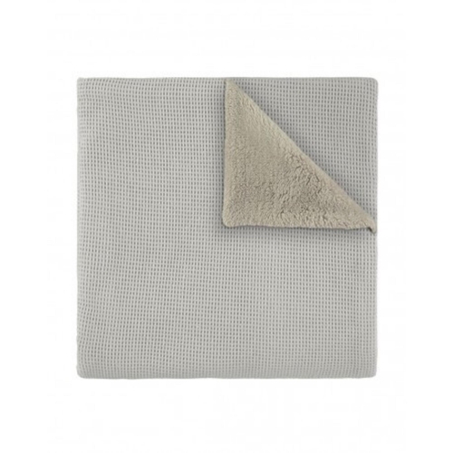 Manta Polar Petit Praia Waffle Pearl