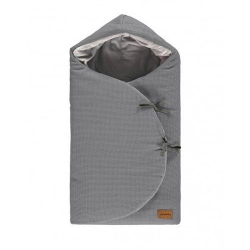 Saco para Babycoque Petit Praia Waffle Gris