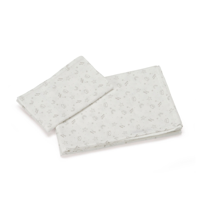 Lençol de Cima Mammamia para Mini Berço com Almofada - Mammamia - 8013440203544