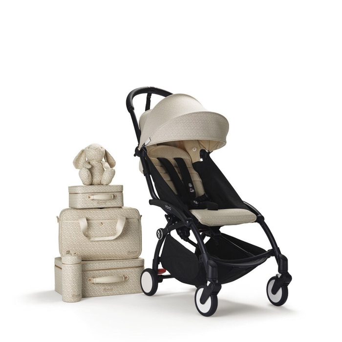 Carrinho de Bebé YOYO 3 Black Stokke com Color Pack Bonpoint 6+ - Stokke - PACKYOYO009-001