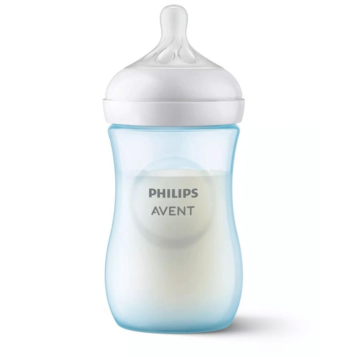 Biberão Philips Avent Natural Response Blue 260ml - Philips Avent - 8710103989684