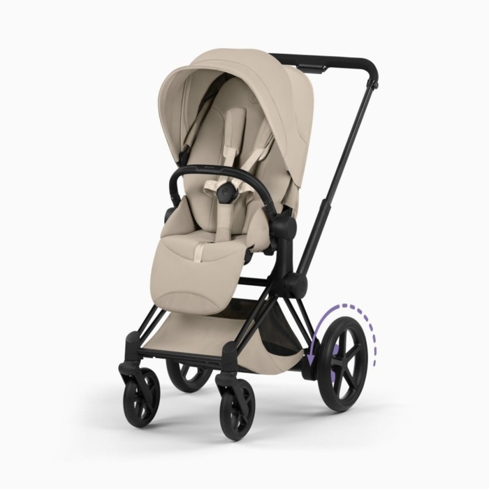 Carrinho de Bebé Cybex e-Priam Style Matt Black - Cybex - PACKEPRIAM011-003