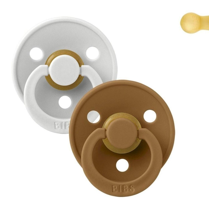 2 Chupetas Bibs Colour Haze | Caramel - Bibs - 5713795223237