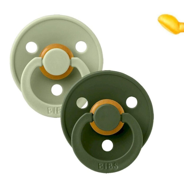 2 Chupetas Bibs Colour Sage | Hunter Green - Bibs - 46305-0-6M