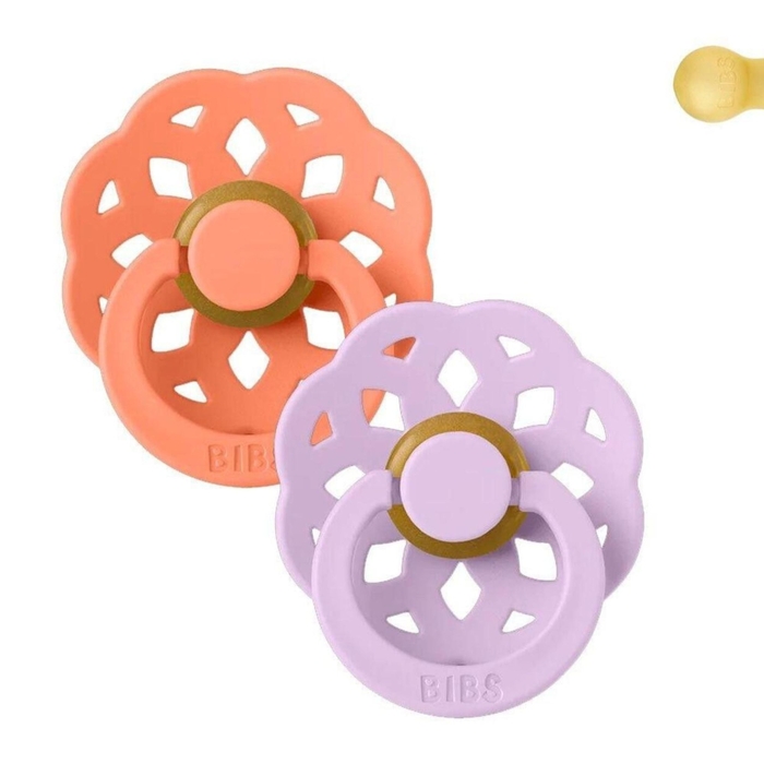 2 Chupetas Bibs Boheme Papaya | Violet Sky - Bibs - 5713795234134