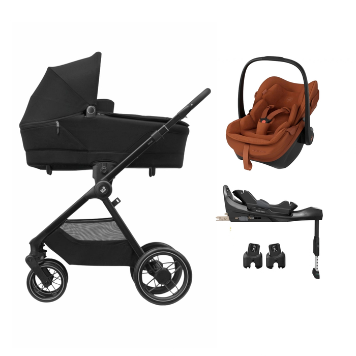 Carrinho de Bebé Maxi-Cosi Oxford Plus, Pebble Slide Pro, Adaptadores e Base FamilyFix Slide Pro - Maxi-Cosi - PACKOXFORD004-007