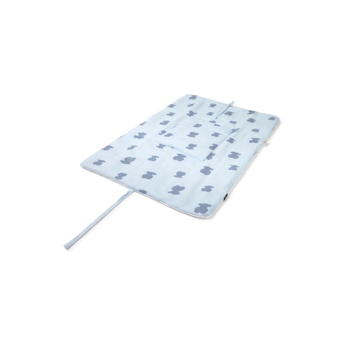 Muda-Fraldas Portátil Tous com Ursinho Blue Celeste 44x63cm - Tous - 8434134494299