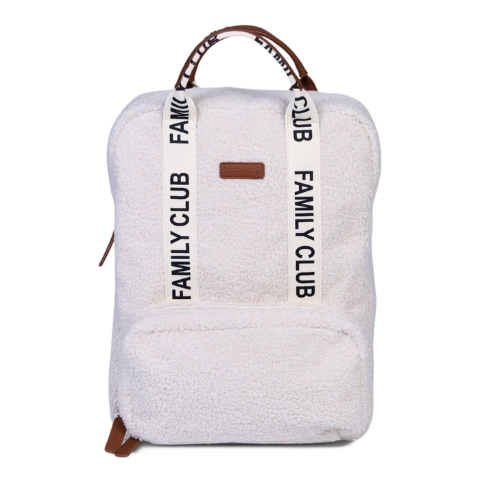Mochila Childhome Family Club Signature Teddy Off White - Childhome - 5420007170448