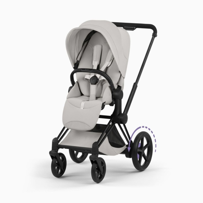 Carrinho de Bebé Cybex e-Priam Style Matt Black - Cybex - PACKEPRIAM011-002