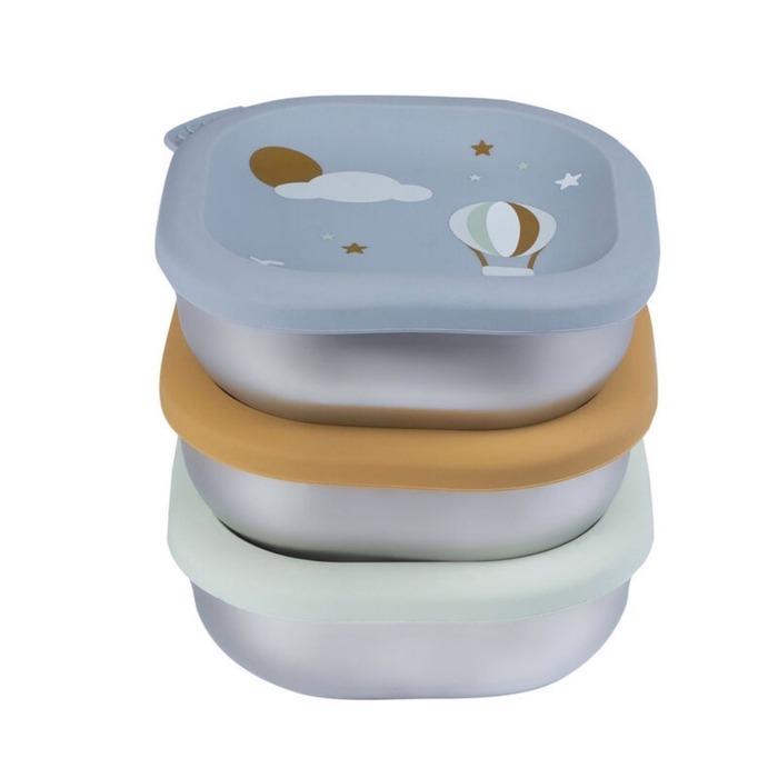 Conjunto de Lancheiras Béaba em Inox Adventure - Béaba - 3384349140328