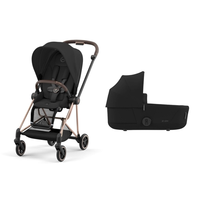 Pack Carrinho de Bebé Mios Cybex Rosegold com Seat Pack e Alcofa - Cybex - PACKMIOS037-001