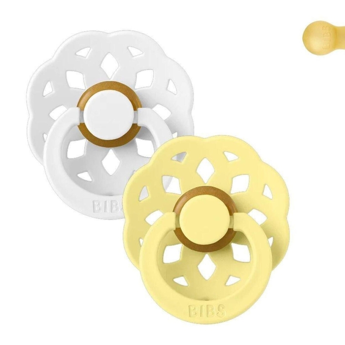 2 Chupetas Bibs Boheme White | Sunshine 0-6m - Bibs - 5713795231669