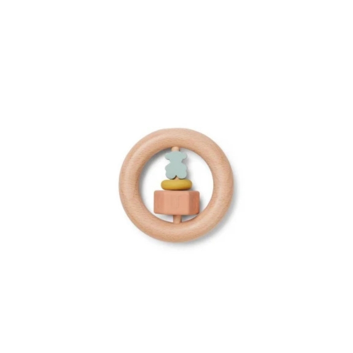 Chocalho Tous Madeira e Silicone Urso e Logo - Tous - 8434134429116