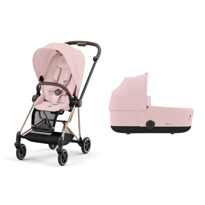 Pack Carrinho de Bebé Mios Cybex Rosegold com Seat Pack e Alcofa - Cybex - PACKMIOS037-003