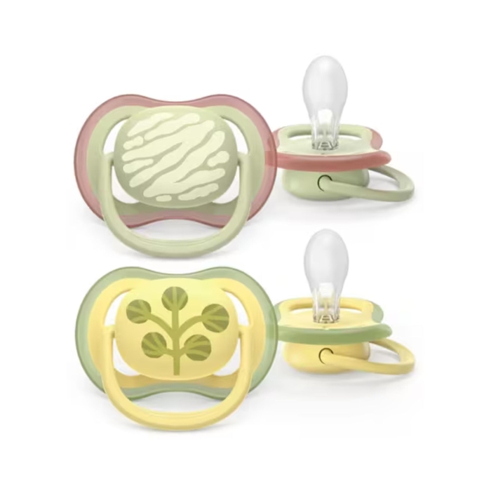 2 Chupetas Philips Avent Ultra Air Decorada 18m+ - Philips Avent - 8720689043823