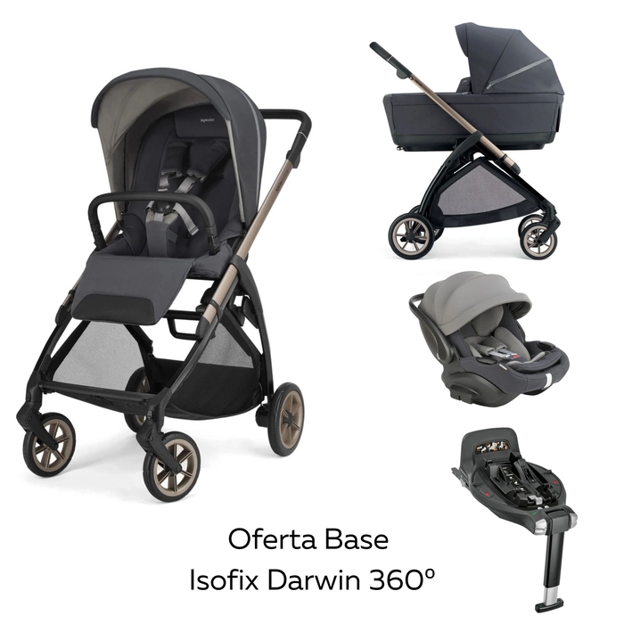 Carrinho de Bebé Trio Inglesina Electa com Oferta Base Isofix Darwin 360º i-size - Inglesina - PACKELECTA002-001