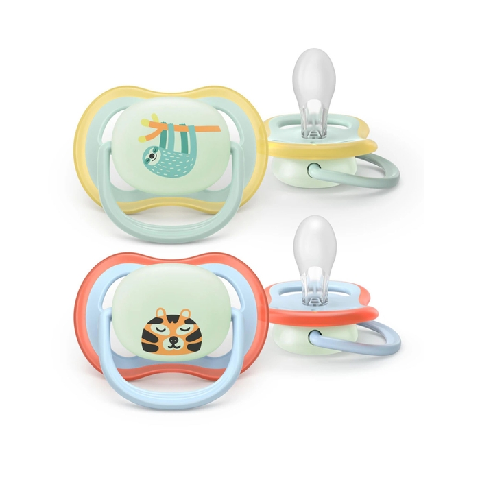 2 Chupetas Philips Avent Ultra Air NT Menino 0-6m - Philips Avent - 8720689042963