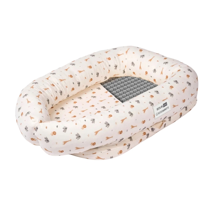 Ninho Antiplagiocefalia Ecus Kids x Petite Marmotte Safari - Ecus Kids - 8433905416911