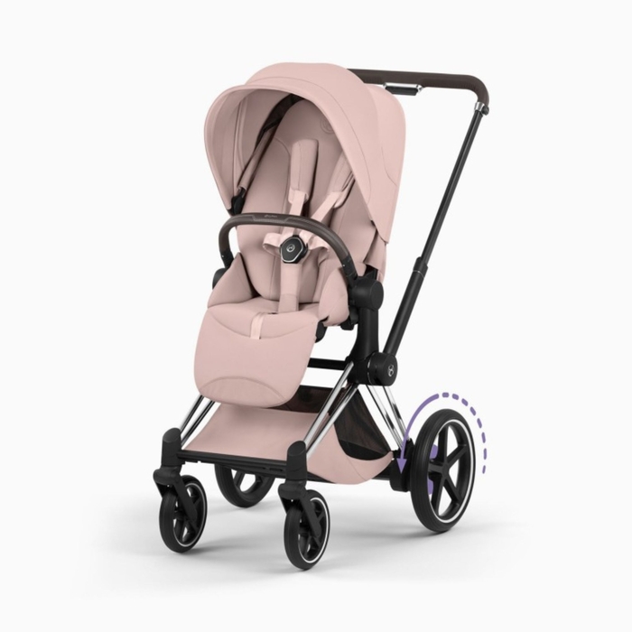 Carrinho de Bebé Cybex e-Priam Style Chrome Brown - Cybex - PACKEPRIAM010-006