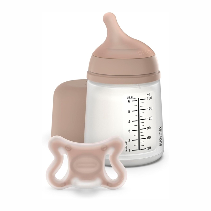Conjunto Biberão e Chupeta Suavinex 180ml - Suavinex - 8426420084697