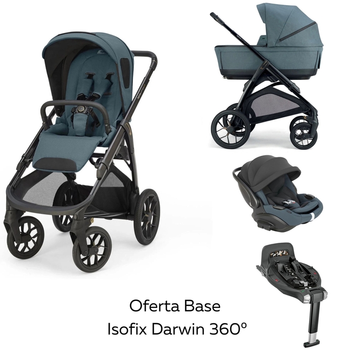 Carrinho de Bebé Trio Inglesina Aptica XT com Oferta Base Isofix Darwin 360º i-size - Inglesina - PACKAPTICAXT002-001