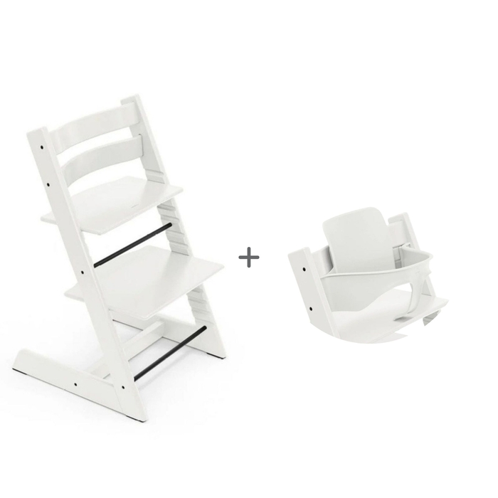 Conjunto Cadeira Tripp Trapp Stokke com Assento Infantil - Stokke - PACKTRIPPTRAPP004-002