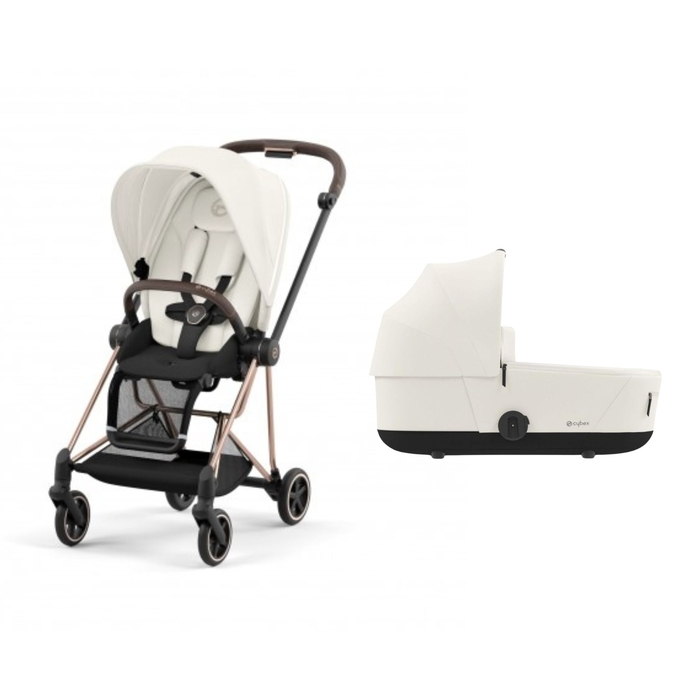 Pack Carrinho de Bebé Mios Cybex Rosegold com Seat Pack e Alcofa - Cybex - PACKMIOS037-002