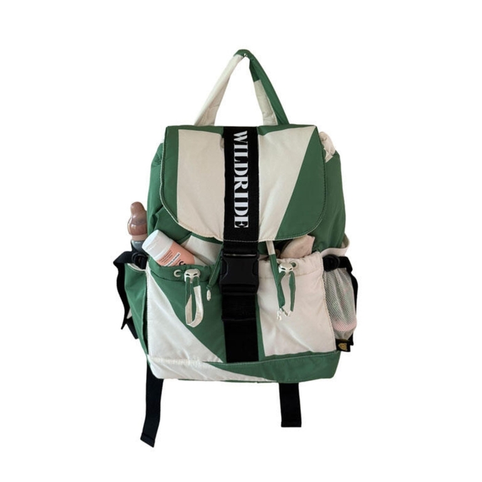 Mochila de Maternidade Wildride Green Graphic - Wildride - 8721154240426