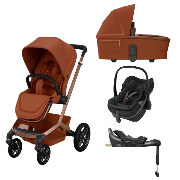 Carrinho de Bebé Maxi-Cosi Fame, Alcofa, Pebble Slide Pro  e Base FamilyFix Slide Pro - Maxi-Cosi - PACKFAME003-010