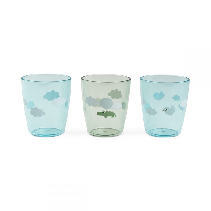 Conjunto Mini Copos Done by Deer Happy Clouds Birdee - Done By Deer - 5712643043539