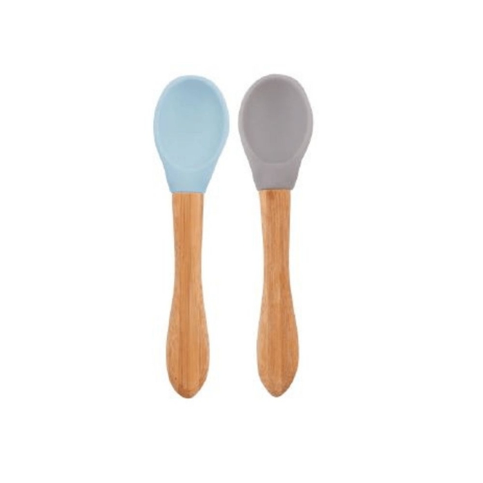 Colheres em Silicone e Bamboo Minikoioi - Minikoioi - 8681176336913