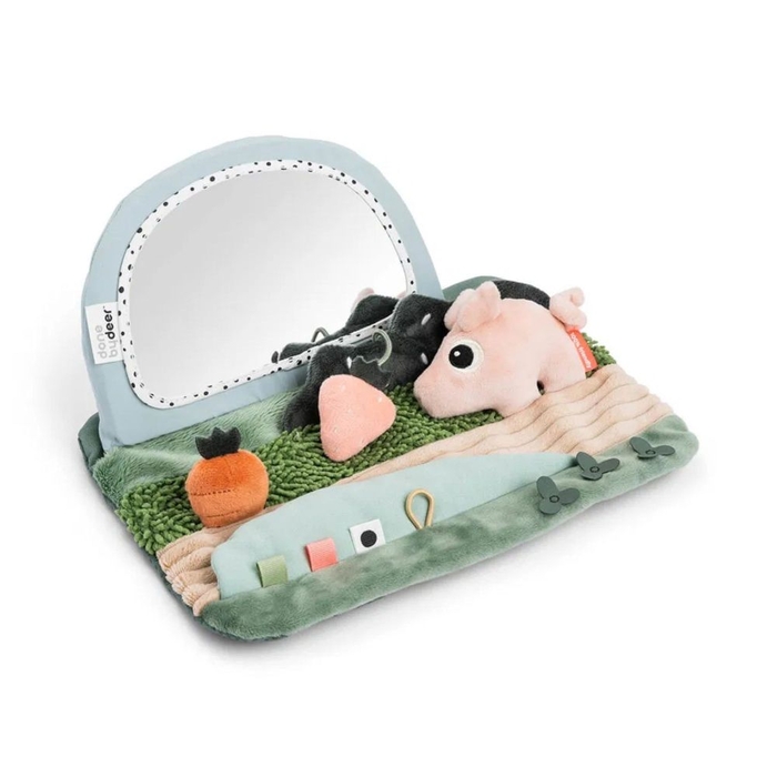 Espelho Sensorial para Tummy Time Done by Deer Tiny Farm - Done By Deer - 5712643056782