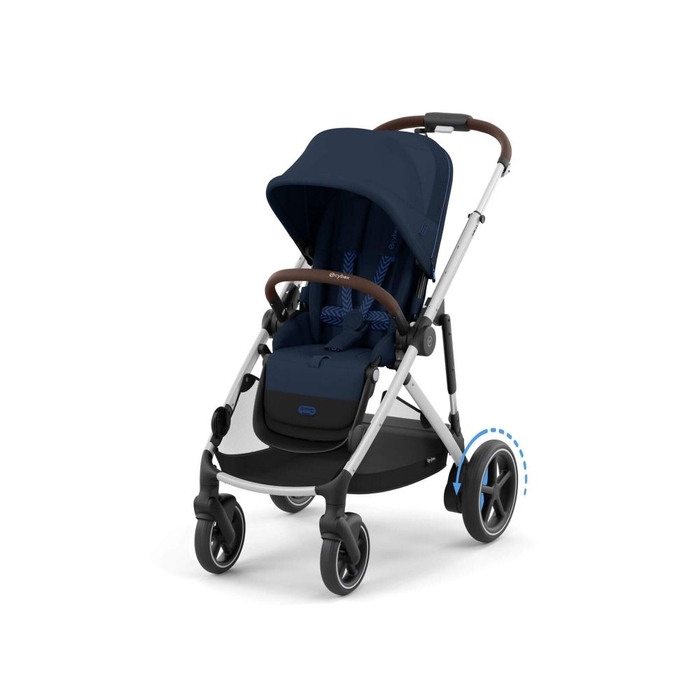 Carrinho de Bebé Cybex e-Gazelle S Silver - Cybex - 4063846465903