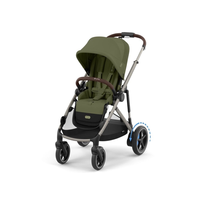Carrinho de Bebé Cybex e-Gazelle S Taupe - Cybex - 4063846511600
