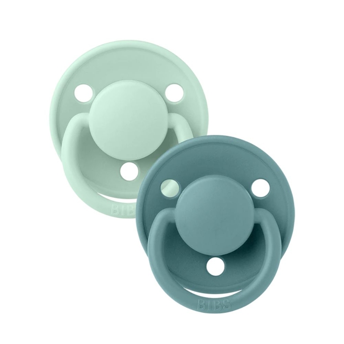 2 Chupetas em Silicone Bibs de Lux Nordic Mint | Island Sea - Bibs - 5713795221424