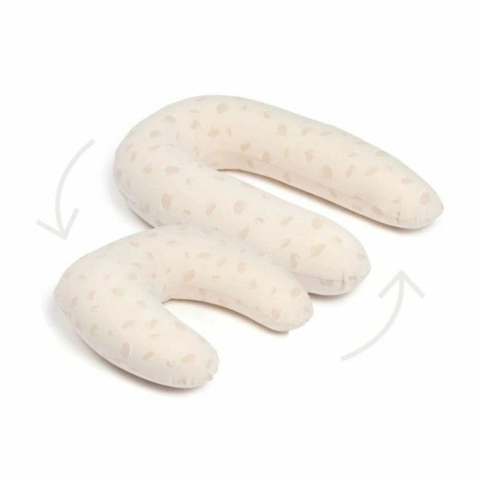 Almofada de Gravidez e Amamentação Doomoo Twisty 2 em 1 Petals Latte - Doomoo - 5400653010398