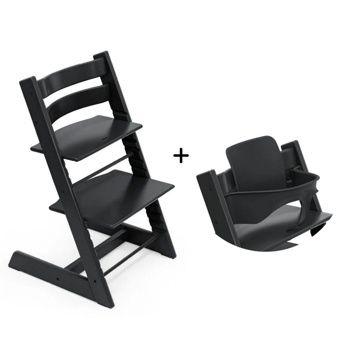 Conjunto Cadeira de Papa Stokke Tripp Trapp com Assento Infantil - Stokke - 7040356846009