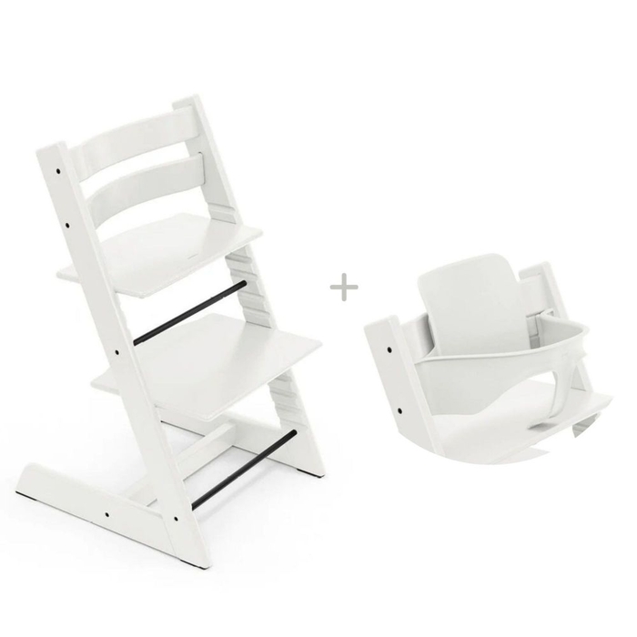 Conjunto Cadeira de Papa Stokke Tripp Trapp com Assento Infantil - Stokke - 7040356847006